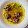 Фотография рецепта Суп с фрикадельками и мирпуа автор Anastasia Sheveleva