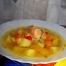 Фотография рецепта Суп с лососем и болгарским перцем автор Алена