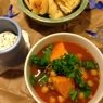 Фотография рецепта Суп со сладким картофелем нутом и чечевицей автор Надя Fru