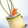 Фотография рецепта Суши из цукини с лососем и укропным соусом автор Masha Potashova