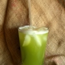 Фотография рецепта Свежевыжатый сок из яблока сельдерея и мяты автор Саша Давыденко