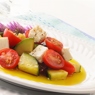 Фотография рецепта Свежий салат с черри огурцом и фетой автор Masha Potashova