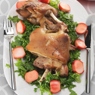 Фотография рецепта Свиные голяшки с маринованной редиской автор Елена Гнедовская