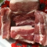 Фотография рецепта Свиные ребрышки тушеные в луке автор Алена