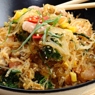 Фотография рецепта Свинина с креветками яйцом и рисовой лапшой автор iCook