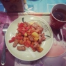 Фотография рецепта Свинина с персиками в соевом соусе со специями автор Острикова Варя