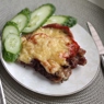 Фотография рецепта Свинина с сыром и помидорами в духовке автор Валентина