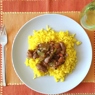 Фотография рецепта Свинина в кислосладком соусе с ананасами и рисом автор Аня