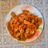 Фотография рецепта Свинина в кислосладком соусе с ананасами и рисом автор Анастасия Лемиш