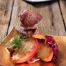 Фотография рецепта Свиной шашлык с яблоками и красным луком автор Masha Potashova