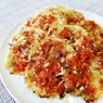 Фотография рецепта Сырные чипсы с томатом и базиликом автор Лоскутова Марианна