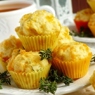 Фотография рецепта Сырные маффины с чесноком и зеленью автор Ekaterina Gusakova