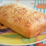 Фотография рецепта Сырный кекс с кунжутом автор Любовь Иванова