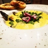 Фотография рецепта Сырный суппюре с мидиями автор Ална