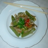 Фотография рецепта Тайская рисовая лапша с курицей и овощами автор Евгения Толмачева