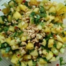 Фотография рецепта Тайский огуречный салат с ананасами зеленью и арахисом автор Yuriy Dakal