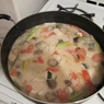 Фотография рецепта Тайский суп томкха с кокосовым молоком и морепродуктами автор Снежана