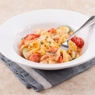 Фотография рецепта Тальятелле с креветками и цукини в сливочнотоматном соусе автор ШЕФМАРКЕТ