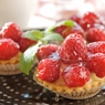 Фотография рецепта Тарталетки с миндальным кремом и свежими ягодами автор Masha Potashova