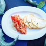 Фотография рецепта Тартар из лосося с выжимкой из красной икры автор Алексей Павлов