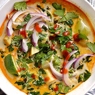 Фотография рецепта Тайский овощной суп с карри автор юля латук