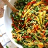 Фотография рецепта Тайский салат с кунжутночесночной заправкой автор юля латук