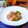 Фотография рецепта Тайское севиче с лососем авокадо и папайя автор Алексей Гордила