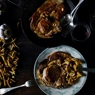 Фотография рецепта Телячий стейк с лисичками автор Рома Брэнн