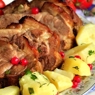 Фотография рецепта Телятина с картофелем и грибами автор Anita Ggdf