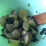Фотография рецепта Теплый картофельный салат с маслинами и перцем автор Анюта Крайник