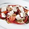 Фотография рецепта Теплый салат из баклажанов и болгарского перца с фетой автор Евгения Кукоба