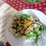 Фотография рецепта Теплый салат из киноа со шпинатом и фетой автор Ирина Род