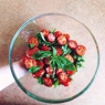 Фотография рецепта Теплый салат из зеленой фасоли автор Veronika Nikitina
