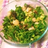Фотография рецепта Теплый салат с гребешком и апельсиновой заправкой автор Мария