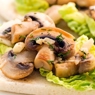 Фотография рецепта Теплый салат с грибами и эскариолем автор Masha Potashova