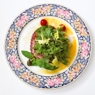 Фотография рецепта Теплый салат с картофелем и осьминогом автор Еда