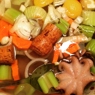Фотография рецепта Теплый салат с картофелем и осьминогом автор Anastasiia Zharkova
