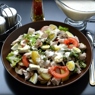 Фотография рецепта Теплый овощной салат со сливочным соусом автор Anita Ggdf