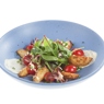 Фотография рецепта Теплый салат из кальмаров с сыром автор Еда