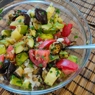 Фотография рецепта Теплый салат из печеных и свежих овощей автор Ална Казавчинская