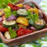 Фотография рецепта Теплый салат из запеченных баклажанов и цукини автор Solitare Unraveling