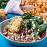 Фотография рецепта Теплый салат с руколой и лисичками автор Еда