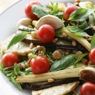 Фотография рецепта Теплый салат с запеченными овощами зеленью и кедровыми орехами автор Anita Ggdf
