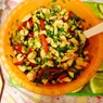 Фотография рецепта Теплый салат со свининой автор Anastasia Kaydalova