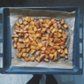 Фотография рецепта Тыква запеченная с персиками ромом медом и розмарином автор Мария Овсова