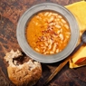 Фотография рецепта Тыквенный суп с фасолью и чили автор Masha Potashova
