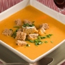 Фотография рецепта Тыквенный суп с карри и сухариками автор Shaverina Anastasiya