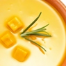 Фотография рецепта Тыквенный суп с пореем и розмарином автор Masha Potashova