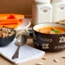 Фотография рецепта Тыквенный суп с сухариками автор Amelia Hailey