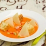 Фотография рецепта Тыквенный суп с тигровыми креветками пармезаном и тыквенными семечками автор Дмитрий Решетников